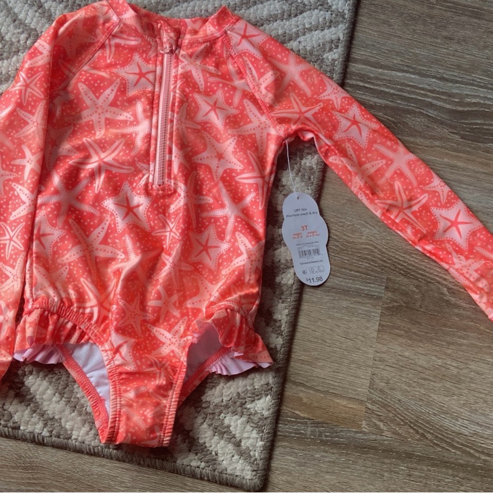 NWT 4Pack Toddler swimsuits - size 3T - Picture 5 of 5